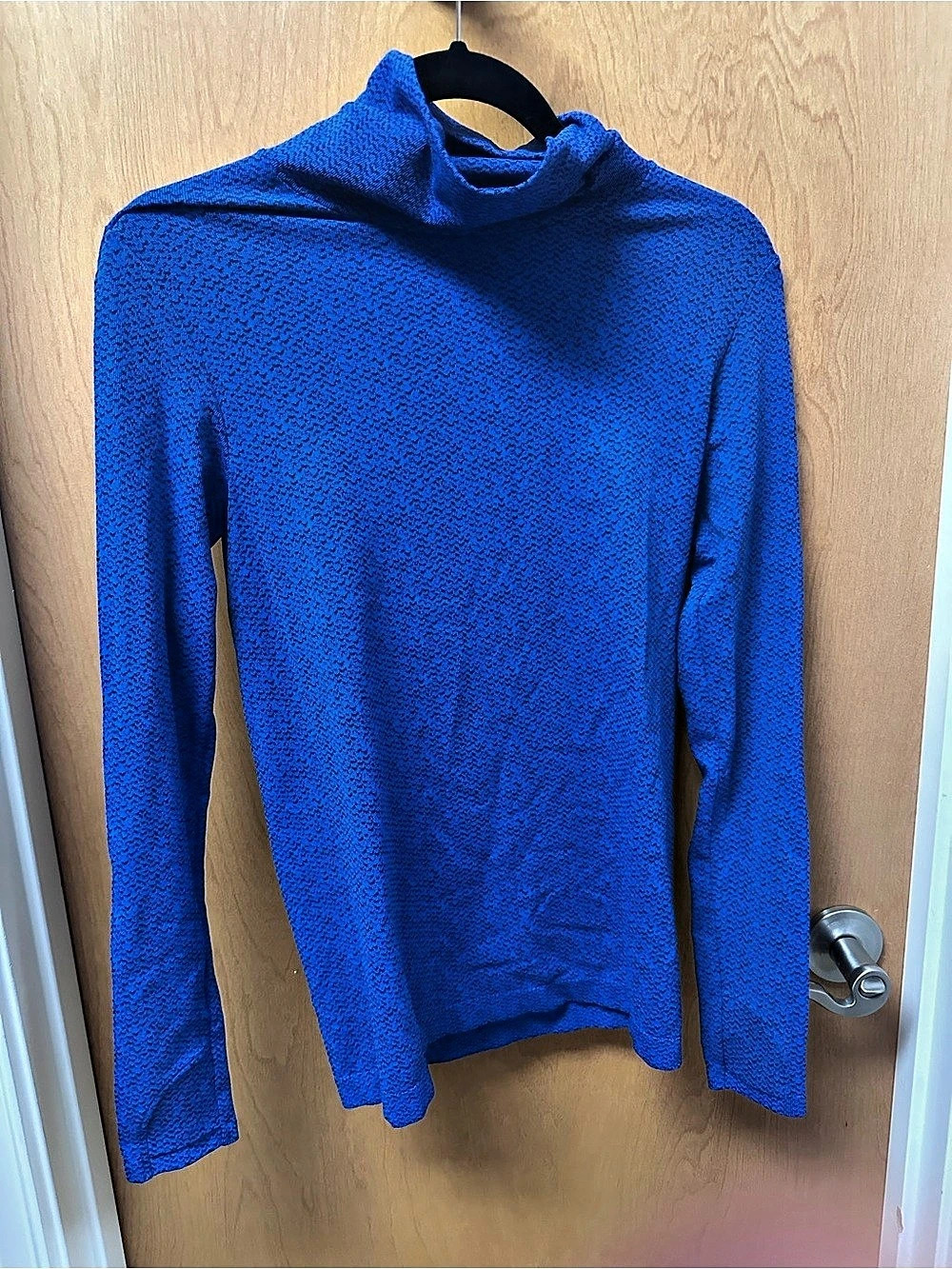 Athleta Flurry Peak Turtleneck Blue Size Medium